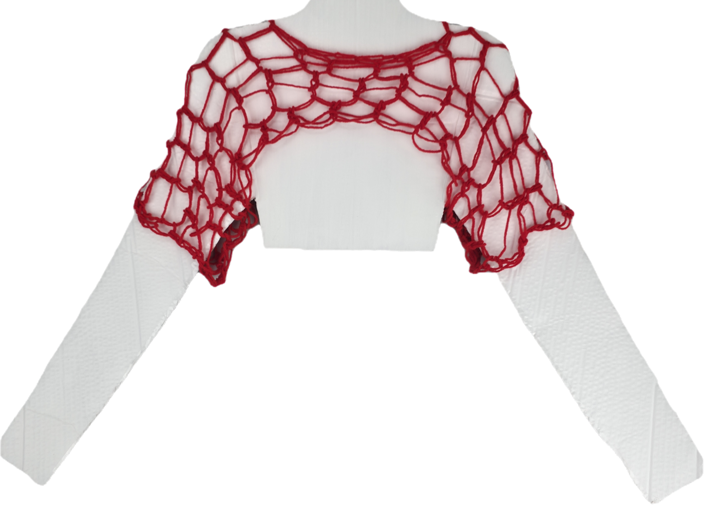 Red Net Short Sleeves