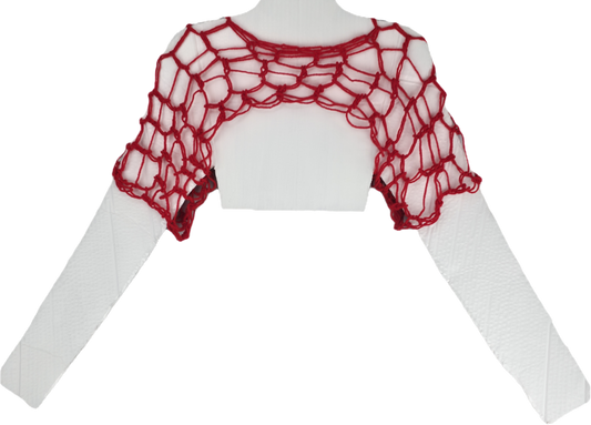 Red Net Short Sleeves