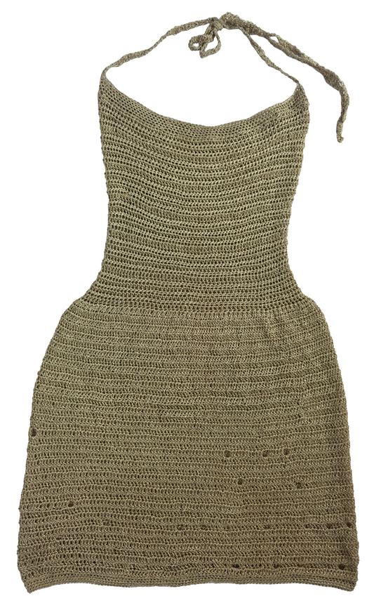 Gold Crochet Sundress