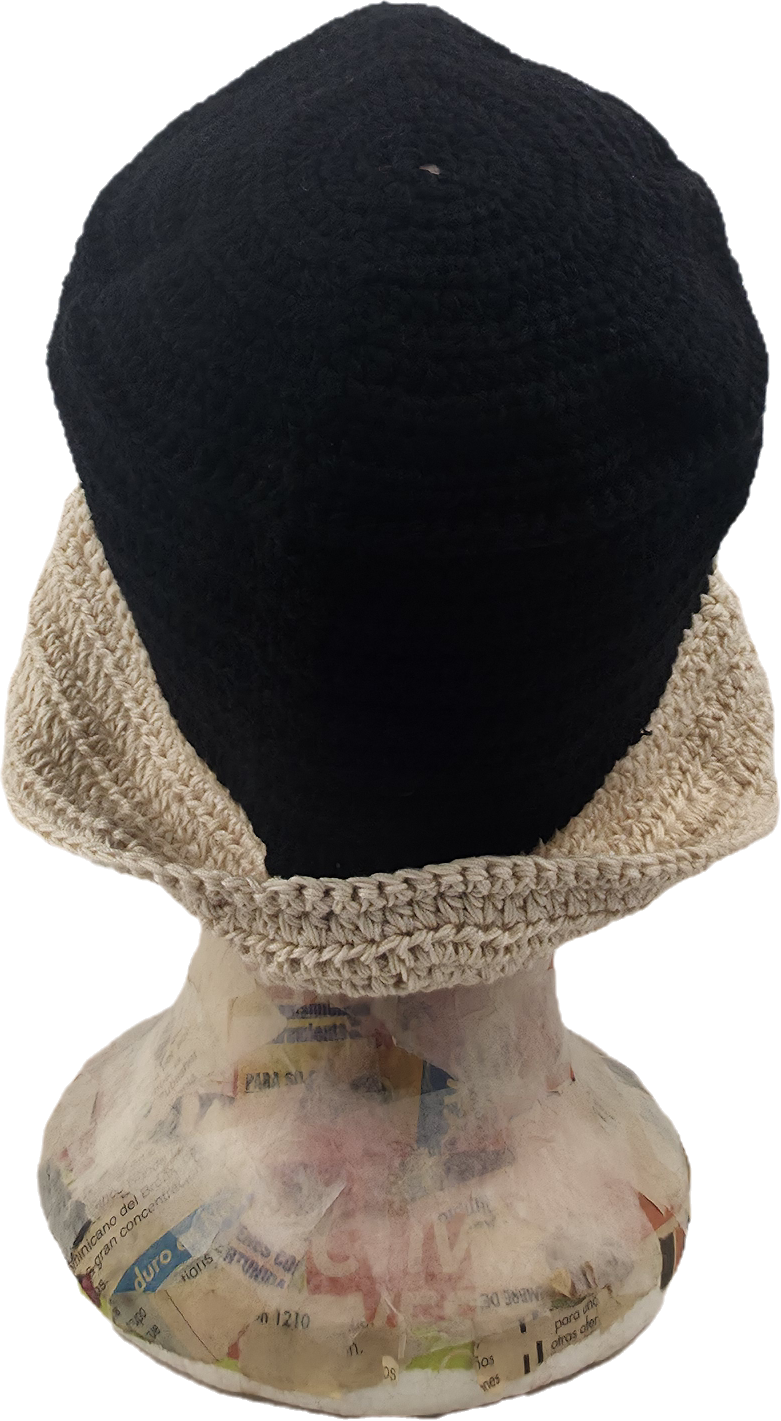 Two-Tone Crochet Bucket Hat