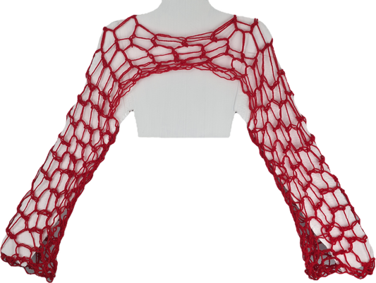 Lace Red Net sleeve
