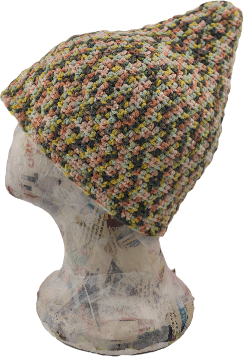 Confetti-Knit Pointed Beanie