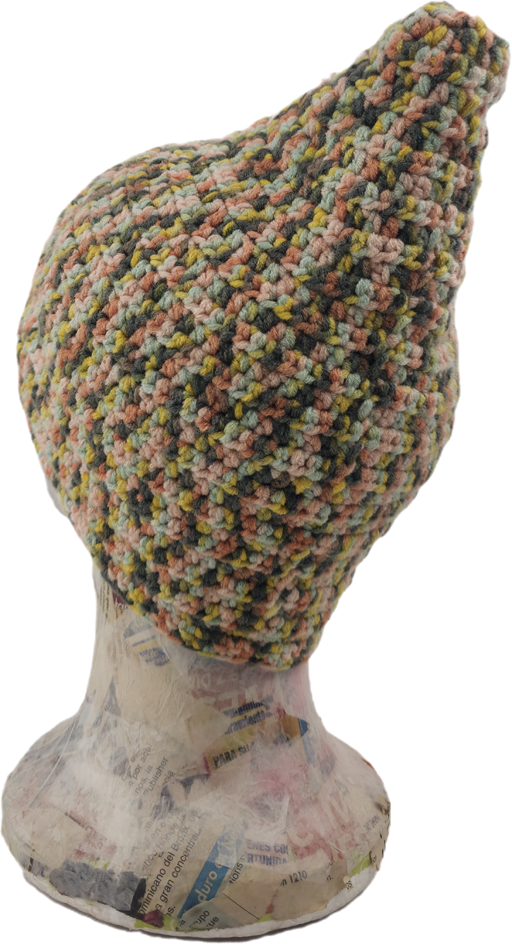 Confetti-Knit Pointed Beanie