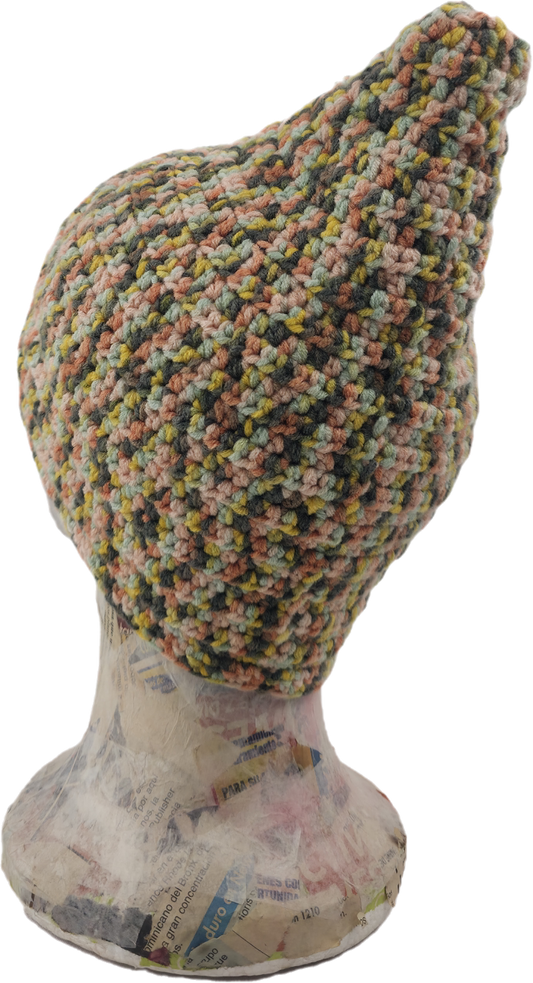Confetti-Knit Pointed Beanie