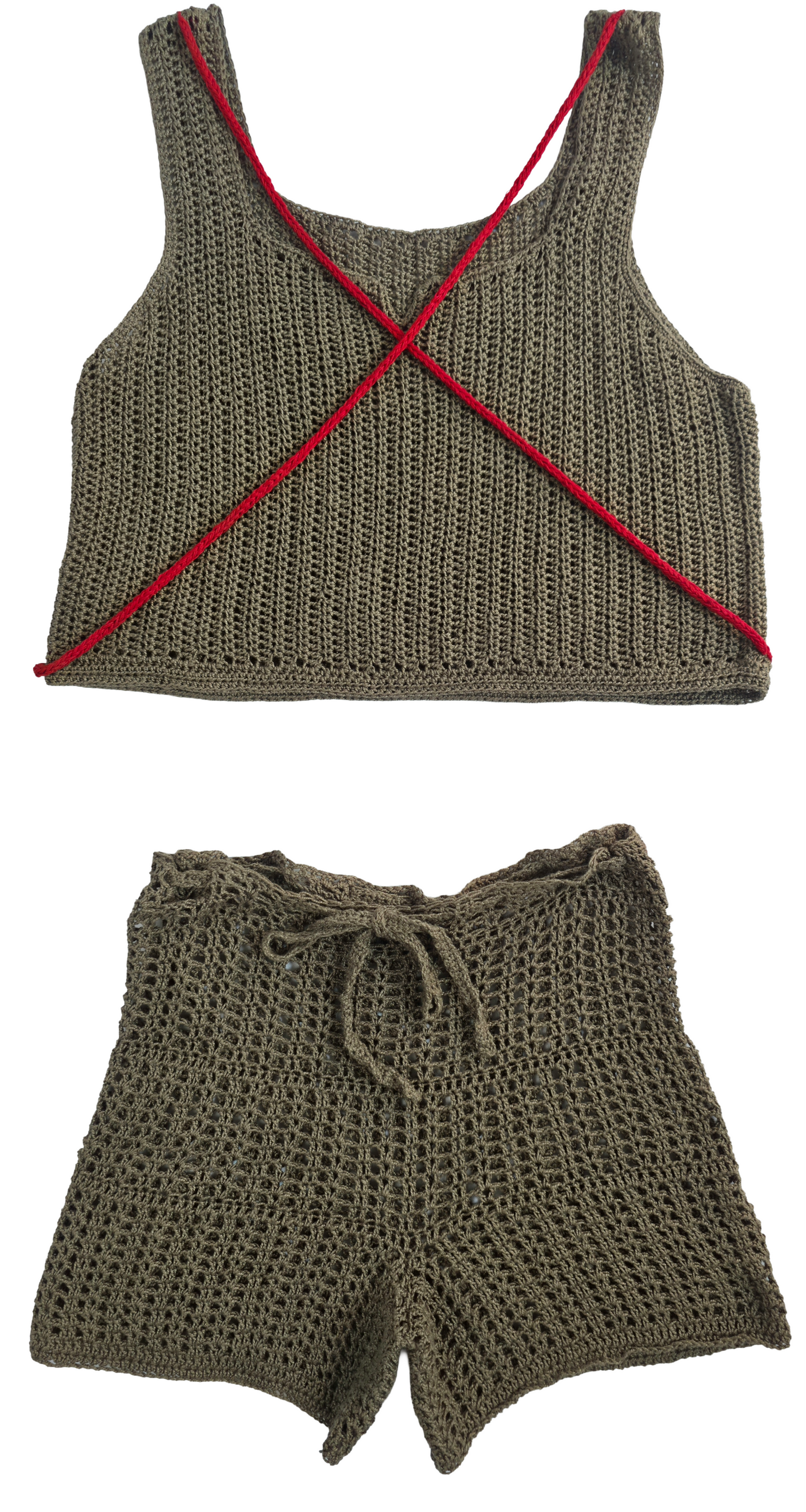 Olive Red X set