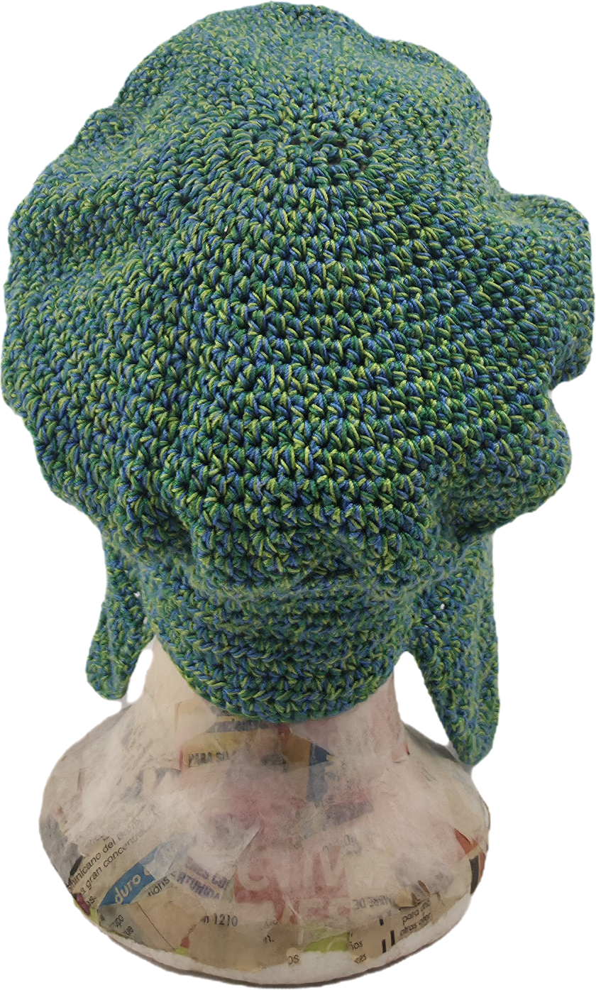 Handcrafted Crochet Beret with Ear Flaps